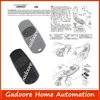 Gadoore TOP432 EV EE NA 433MHz Remote Garage Door Opener Compatible with TOP432 Came TOP342 - Replacement Transmitter 2
