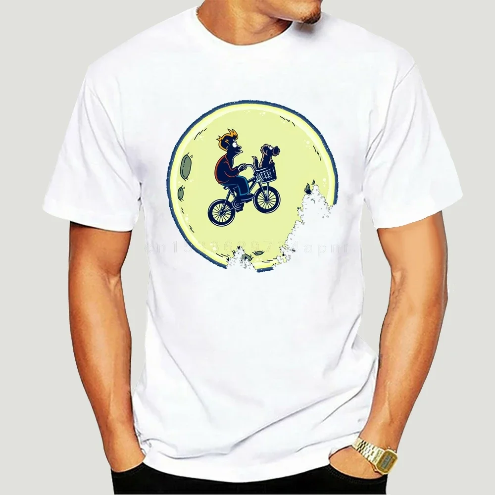 Fry Me To The Moon T Shirt Moon Fry Leela Zoidberg Universe Galaxy Expressse Planet Graphic Magliette