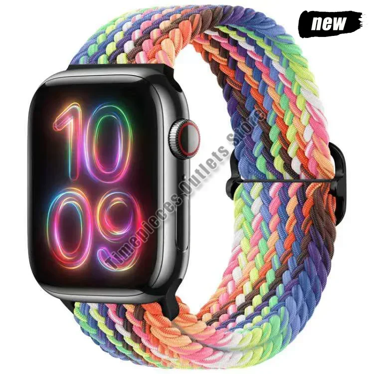 Elastic Braided Nylon Strap