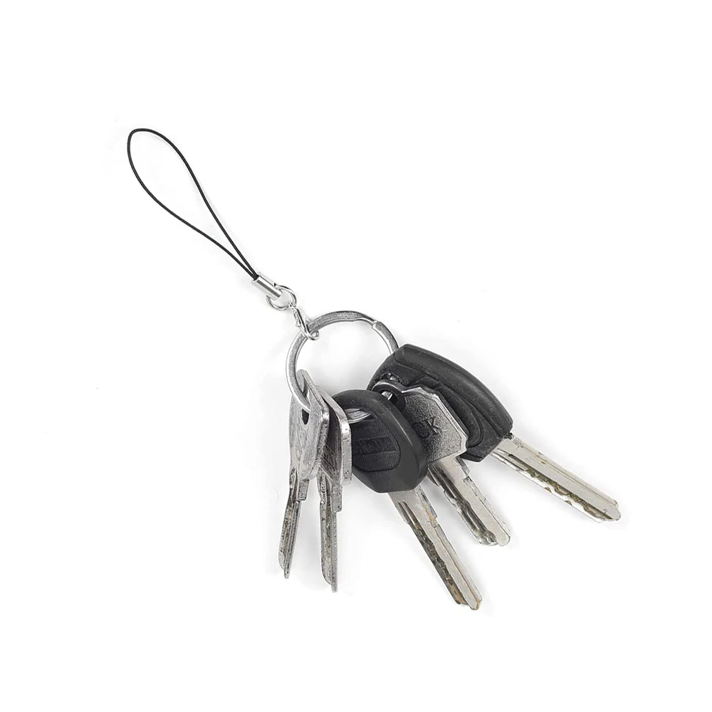 10/50 Stück 70 mm bunte Karabinerverschluss Lanyard Kordel Riemen Charm Schlüsselanhänger Kette DIY Schlüsselanhänger Anhänger Schmuckherstellung Zubehör – Detail 5