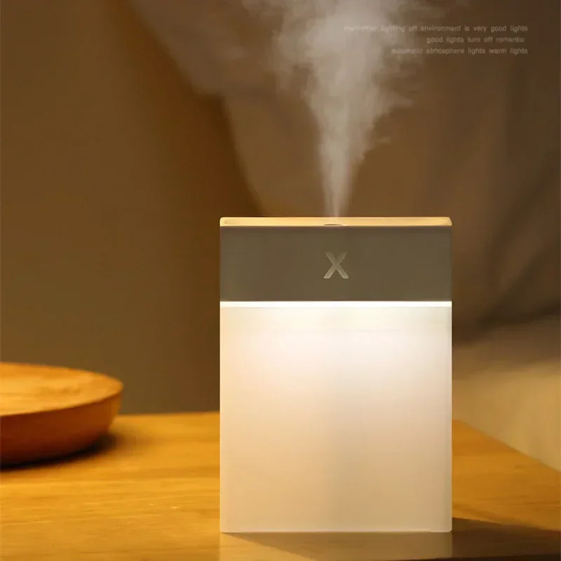 

280ML Air Humidifier USB Ultrasonic LED Lamp Mini Essential Oil Diffuser Car Purifier Aroma Anion Mist Maker With Romantic Light