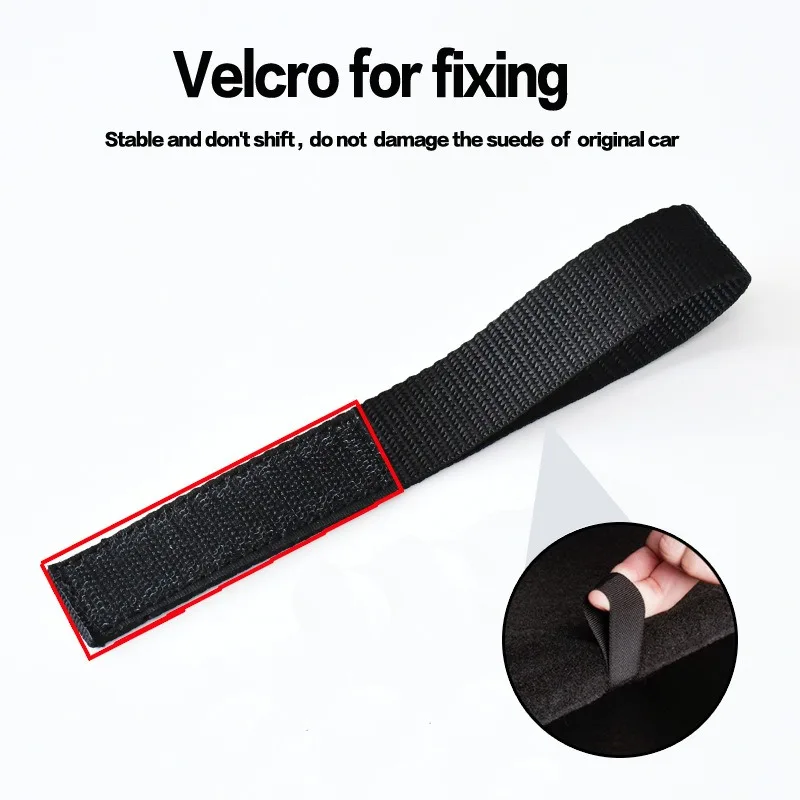 1pc 20cm 자동차 트렁크 뚜껑 당겨 로프 테슬라 모델 3/Y 테일 박스 파티션 보조 견인 로프 수정 액세서리 CN에 적합
