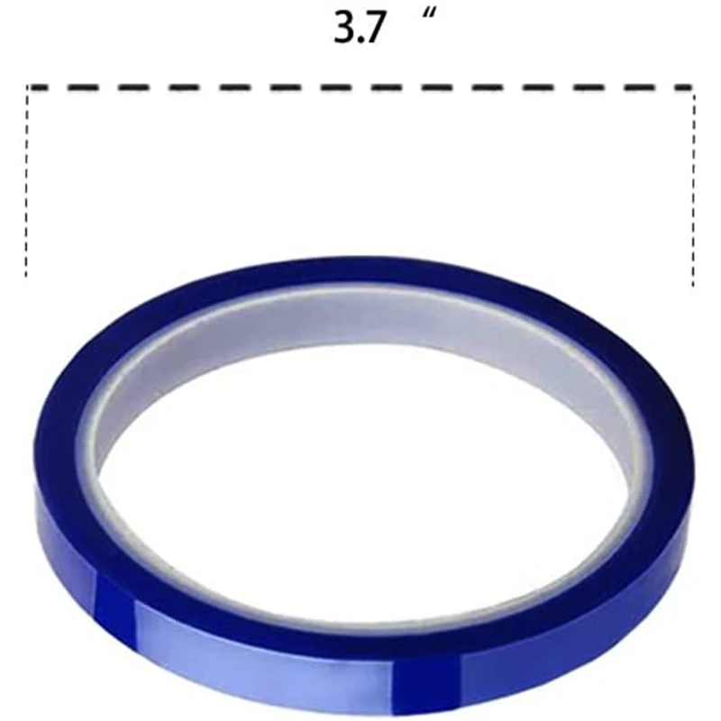 10 Rolls 10mm*33m Heat resistant tape for sublimation Transfer