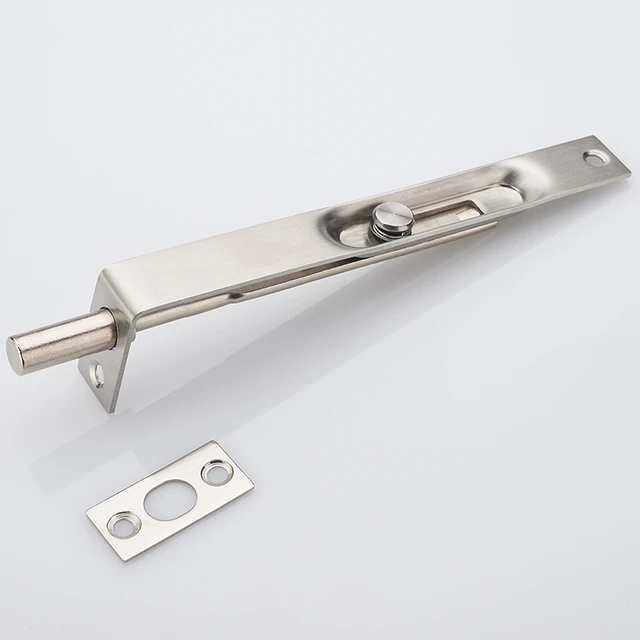 Sliding Bolt Door Latch Home Hardware Accessories 304 Stainless Steel  Cabinet Closet Door Lock Sliding Bolts Latch - AliExpress