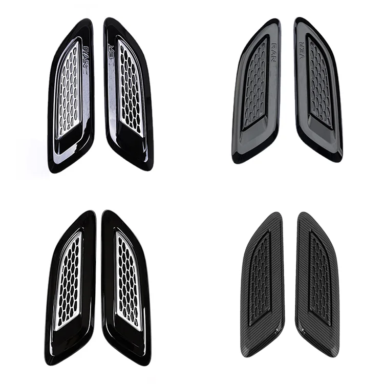 2PCS Auto Außen Haube Air Vent Outlet Flügel Trim Für Land Rover Discovery 4 5 Range Rover Evoque Entdeckung Freelander – Detail 6