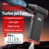 180000RPM Mini Turbo Violent Fan BL02 Car Electric Air Duster with 4 Speeds Rechargeable Super Jet Dry Blower for Truck Keyboard 1