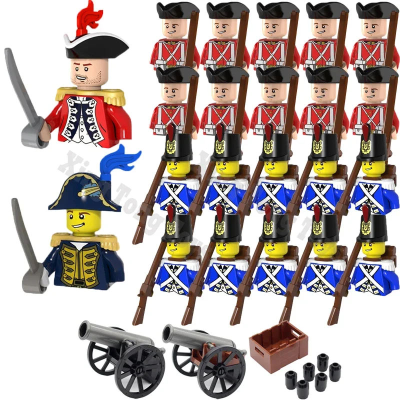 Medieval Military Building Blocks Napoleonic War Imperial Governor General Official French British Russia Marshal Soldiers Brick 4