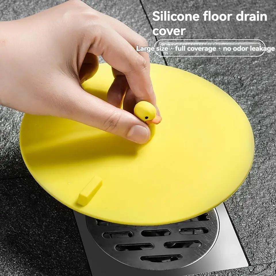Tappetino deodorante per scarico a pavimento in silicone