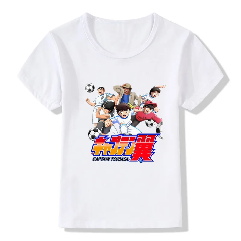 Anime Captain Tsubasa Le Petit Footballer Print Cartoon Kids T-shirt Summer Girls Boys Children's Clothing t shirt cotton t shirt kids t shirt girls t shirt girls tee shirt stitch t shirt t shirt set