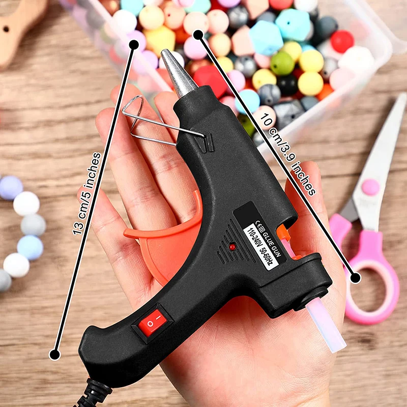 70W Hot Melt Glue Gun Mini Industrial Guns with 7mm Glue Sticks Heat Temperature Thermo Electric Repair Tool for DIY Crafts Arts 4