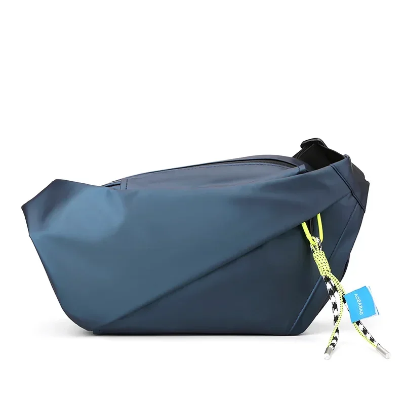 

Men's Shoulder Chest Bag Nylon Waterproof Outdoor Sport Running Cycling Belt Bag Large Capacity Travel Phone Pouch Messenger Bag