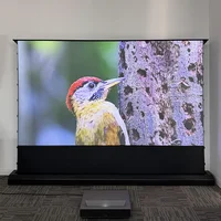 2025 Hot 150 Max Electric Tab Tension Floor Rising ALR Projector Screen Ambient Light Rejecting Motorized for UST Laser TV 3D 8K - Image 2