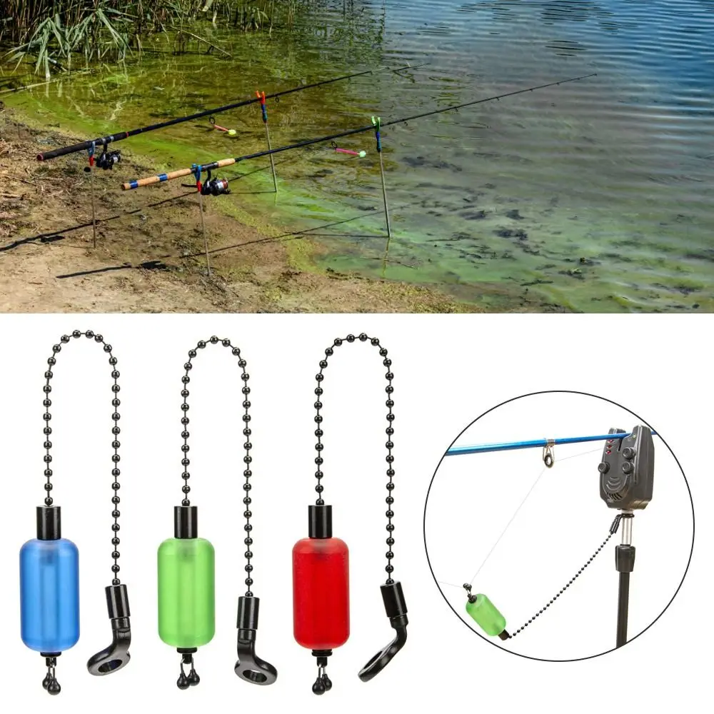 

High Quality Fishing Accessories Iron Without Light Fishing Alarm Metal Painted Soft Chain Wobbler Fishing Tools