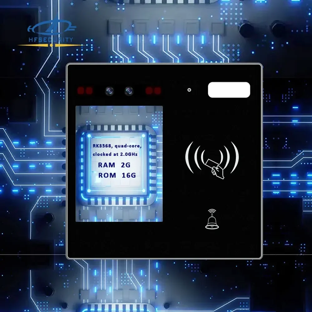 HFSecurity MINI30 얼굴 인식 IC 리더 2.4인치 얼굴 인식 출입 통제 시스템 (체육관, 호텔, 학교용)