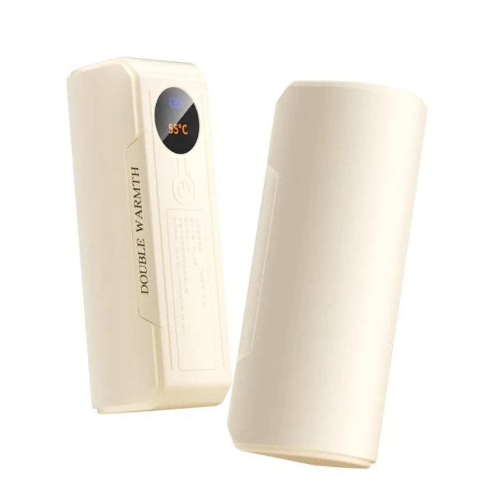 2 in 1 Magnetic Hand Warmer Rechargeable Three Heat Settings Electric Warm Treasure Digital Display Double-Sided Heating