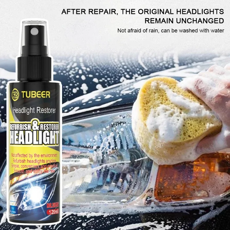Headlight Restore Liquid Renovation Repair Liquid Car Detailing Headlight Lens Restorer Car Polish Cleaner Headlamp Repair