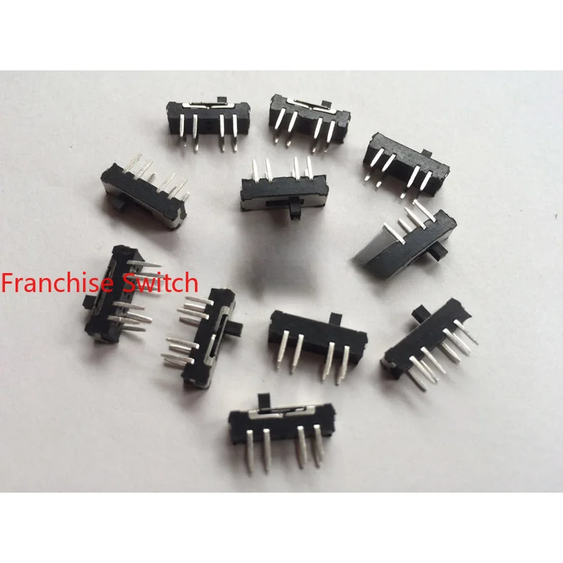 

10PCS Spot Toggle Switch 8-pin 3-gear Vertical Double-row 3P
