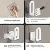 Stainless Steel Storage Rack Durable Kitchen Tool Punch Free Pot Lid Holder Wall Mounted Cutting Board Holder 5