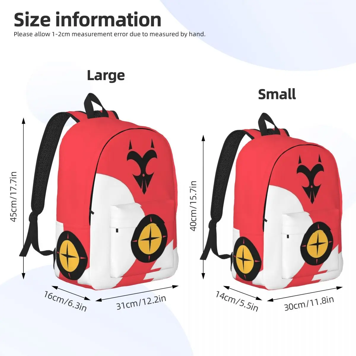 Helluva Boss Blitzo Duffle Backpack for Boy Girl Kids Student School Bookbag Daypack Preschool Primary Bag Outdoor 6