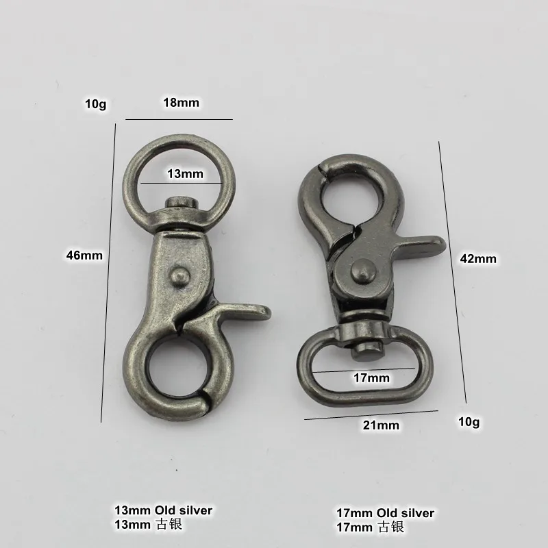 Stainless Steel 17mm Round Trigger Lobster Clasp