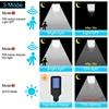 1~6PCS Solar Street Light LED Solar Garden Lamp 3Mode Outdoor Waterproof Motion Sensor Solar Wall Lighting For Patio Garden 3