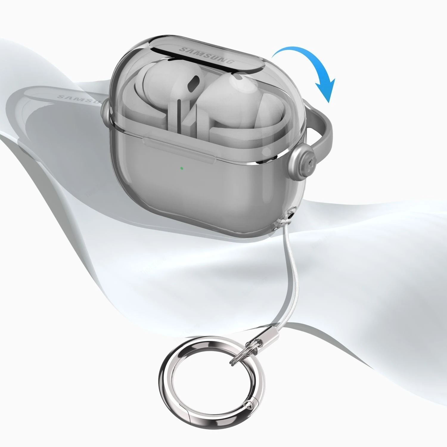 For Samsung Buds 3 Pro Case With Lanyard Headphone Locking