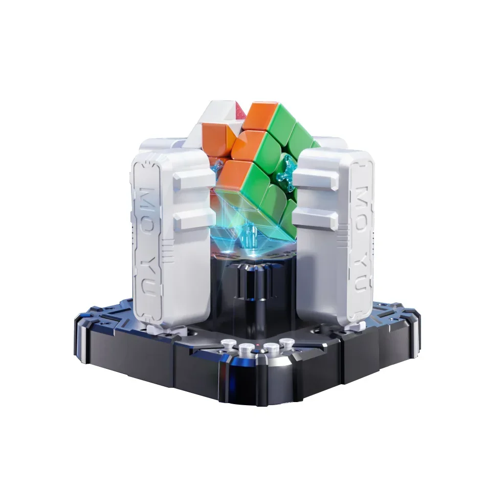 MoYu 3x3x3 Cube Solving AI Robot Auto Scramble Magic Magnetic 3x3 Cube Packaging Series with Various Gameplay Fun Puzzle Toys