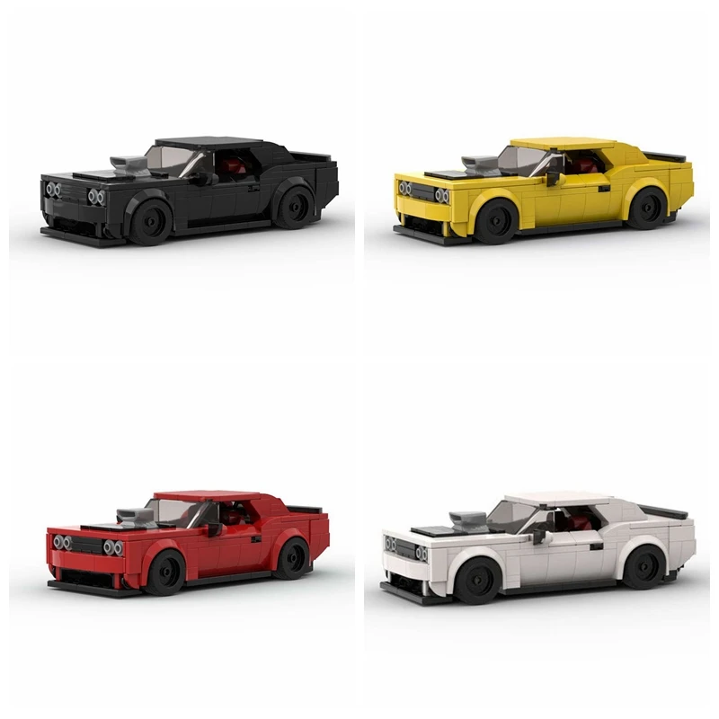 

AIAIAITOY Challenger Speed Champions Muscle Cars Building Blocks Bricks Set Kids Toys Gifts For Boys And Girls