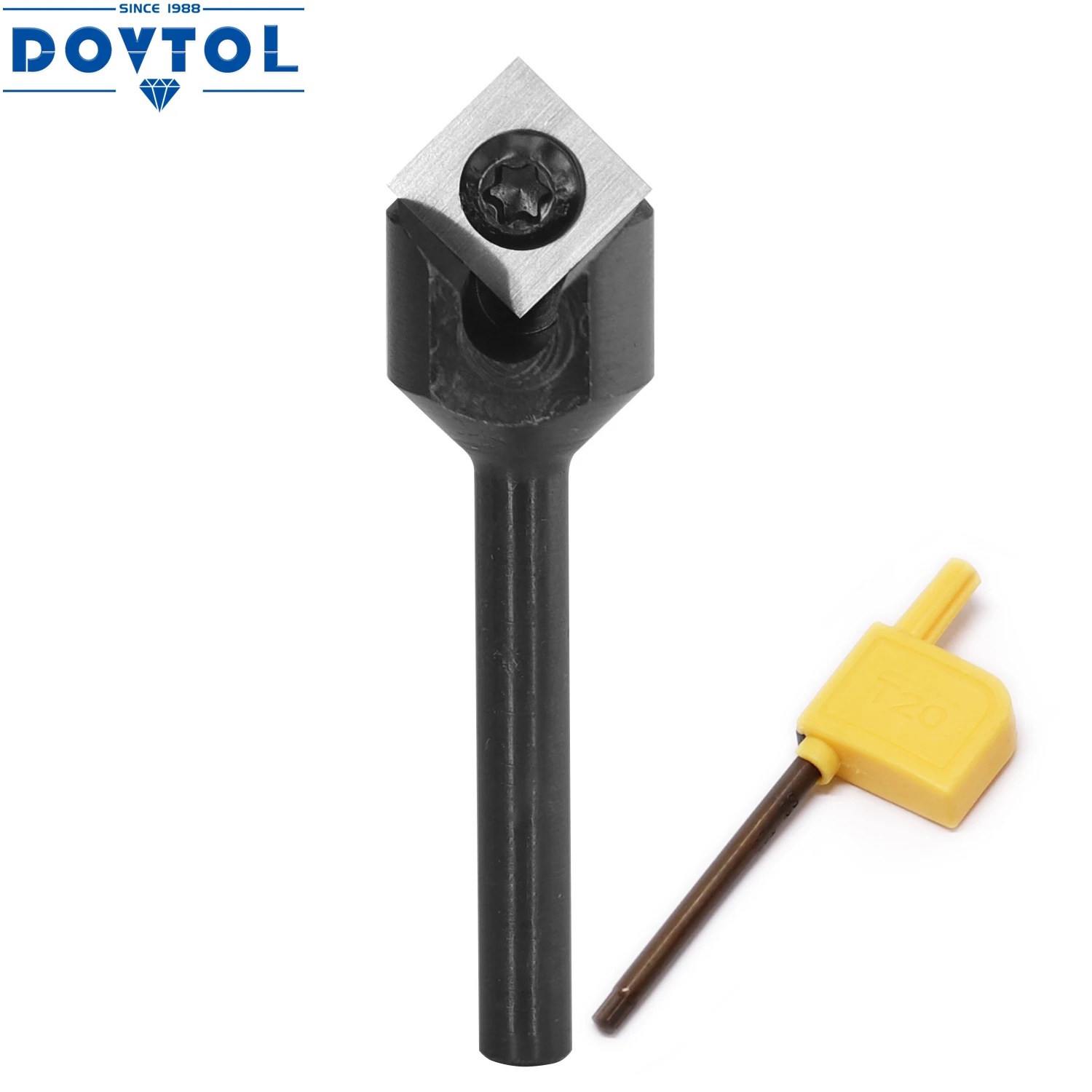 6.35Mm Gambo V-Knife Router Bit It Incisione 90 ° Fresa Smussatura Fresa Scanalatrice Fresa Fresa