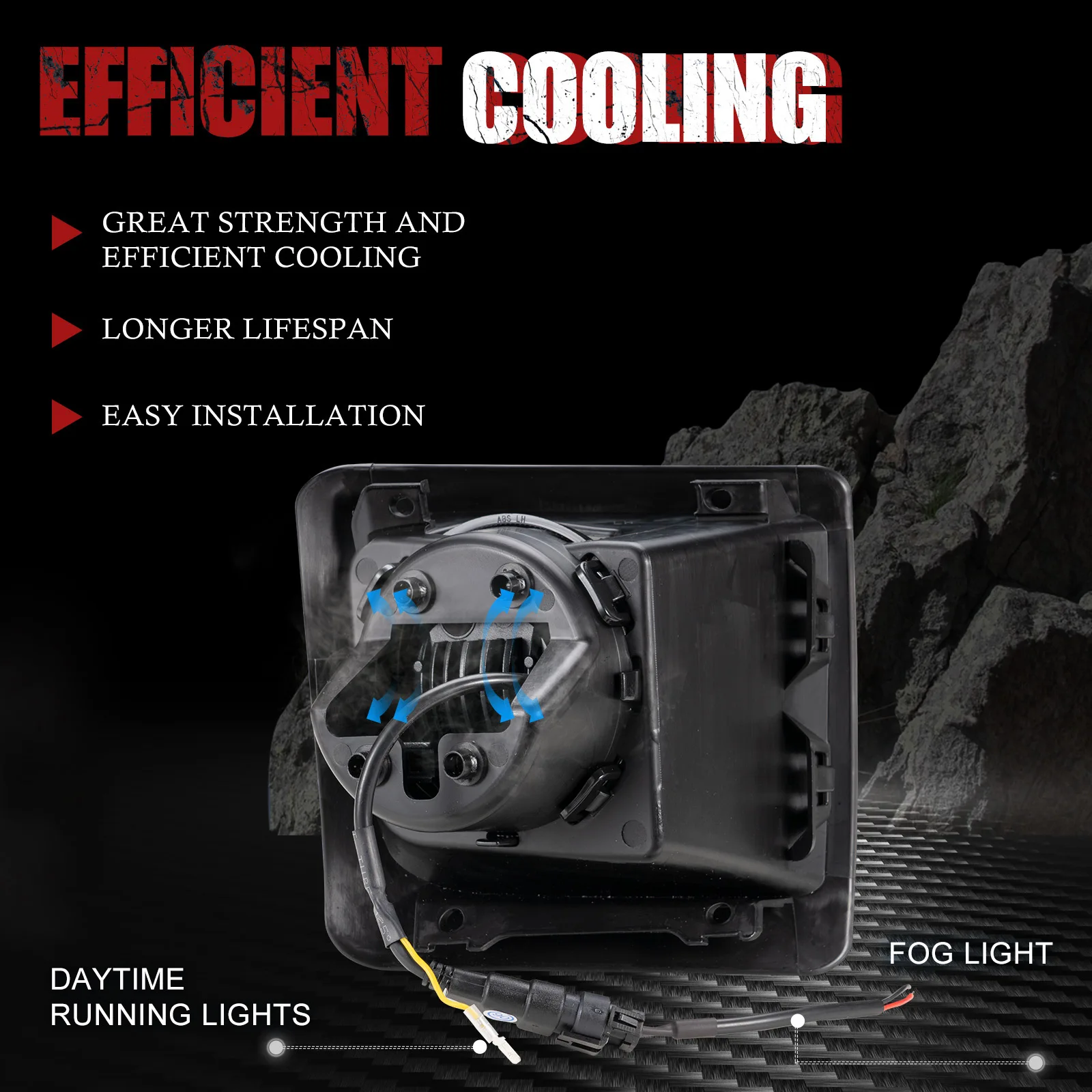 GMC 시에라 1500 LED 안개등 교체 전구, 주간 주행등, 5500K
