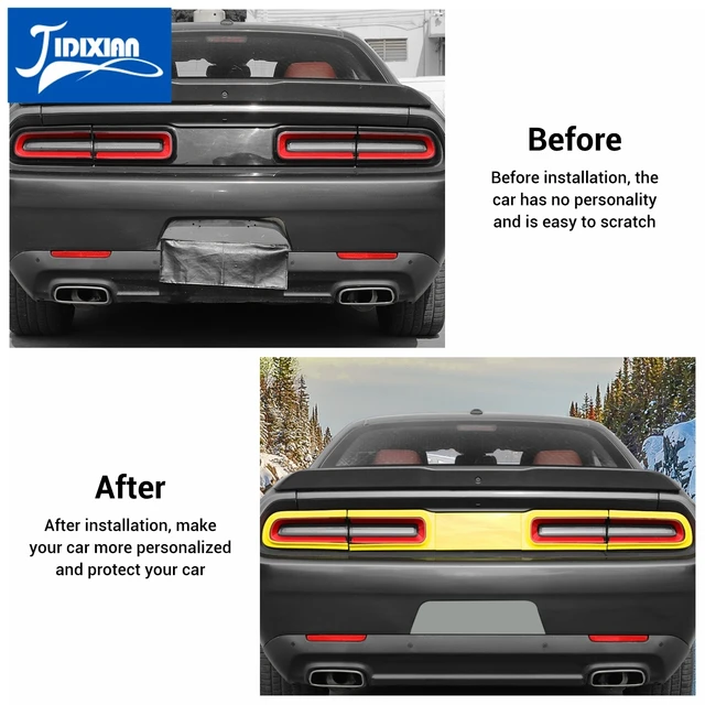 Auto Rücklicht Lampe Rücklicht Dekoration Abdeckung für Dodge Challenger  2015 2016 2017 2018 2019 2020 2021 2022 2023 2024 bis - AliExpress