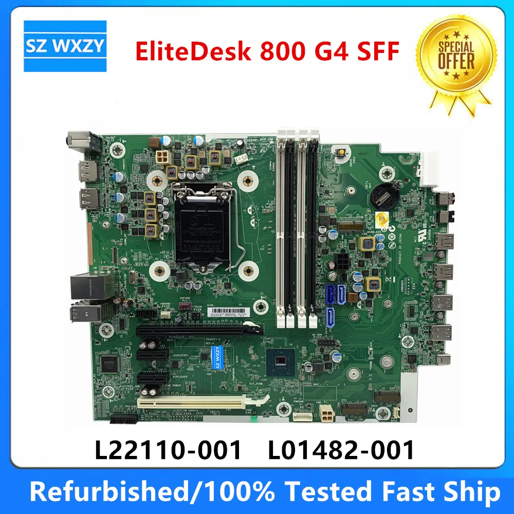 HP EliteDesk 800 G4 SFF Desktop Motherboard – LGA 1151, DDR4, Model L01482-001 (Used)