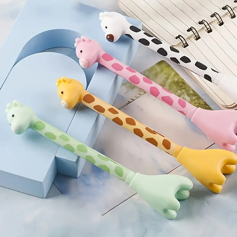 Charming Giraffe Gel Pens – Realistic Design, Smooth Writing, Exquisite Signature Tool