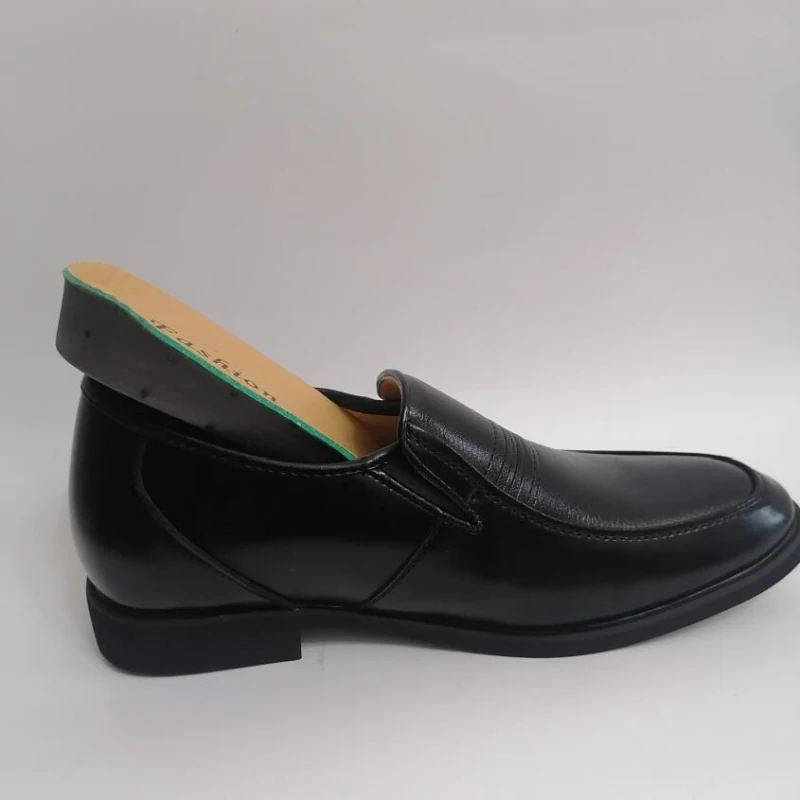 Increased 6cm Formal Shoes Hidden Heel Men Wedding Oxfords Heighten Tall Dress Leather Footwear mens leather dress shoes