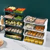 3/4/5pcs Pull-out kitchen dining pan Multi-functional storage layered large dish tray holder Hot pot side dishes 1