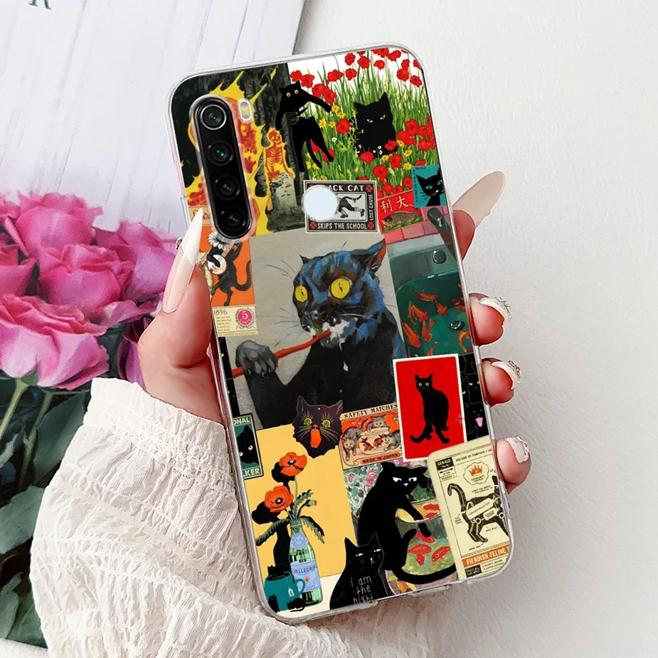 Cute Cat Luxury Painted Soft Slim Phone Case