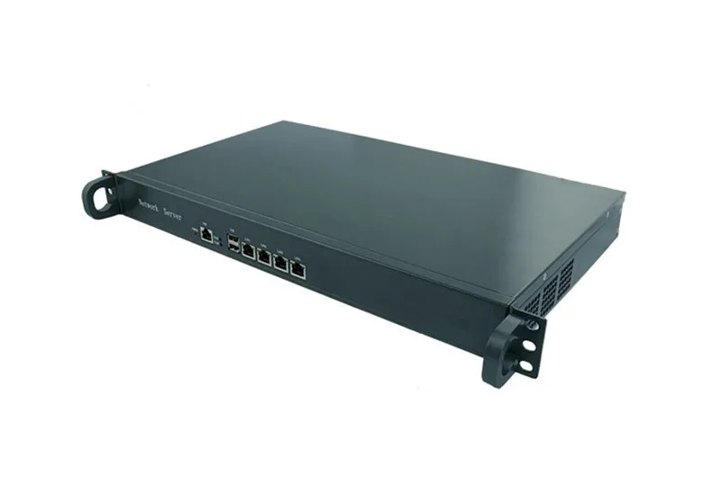 1U Rackmount Firewall Hardware Intel J4125 J1900 2.0Ghz Router Pc Network Security Appliance Pfsense Opnsense Microtics Vpn