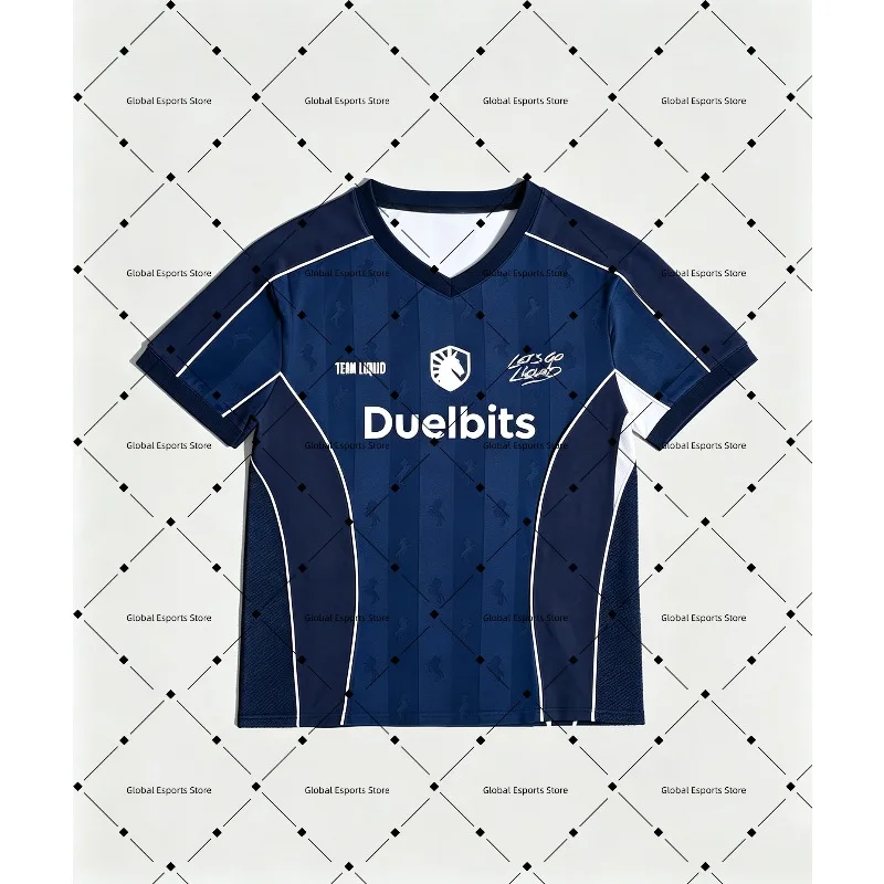 2026 Team Liquid E-Sport-Club Trikot T-Shirt Digitaldruck-Muster Valorant LOL CSGO Kurzarm-T-Shirt