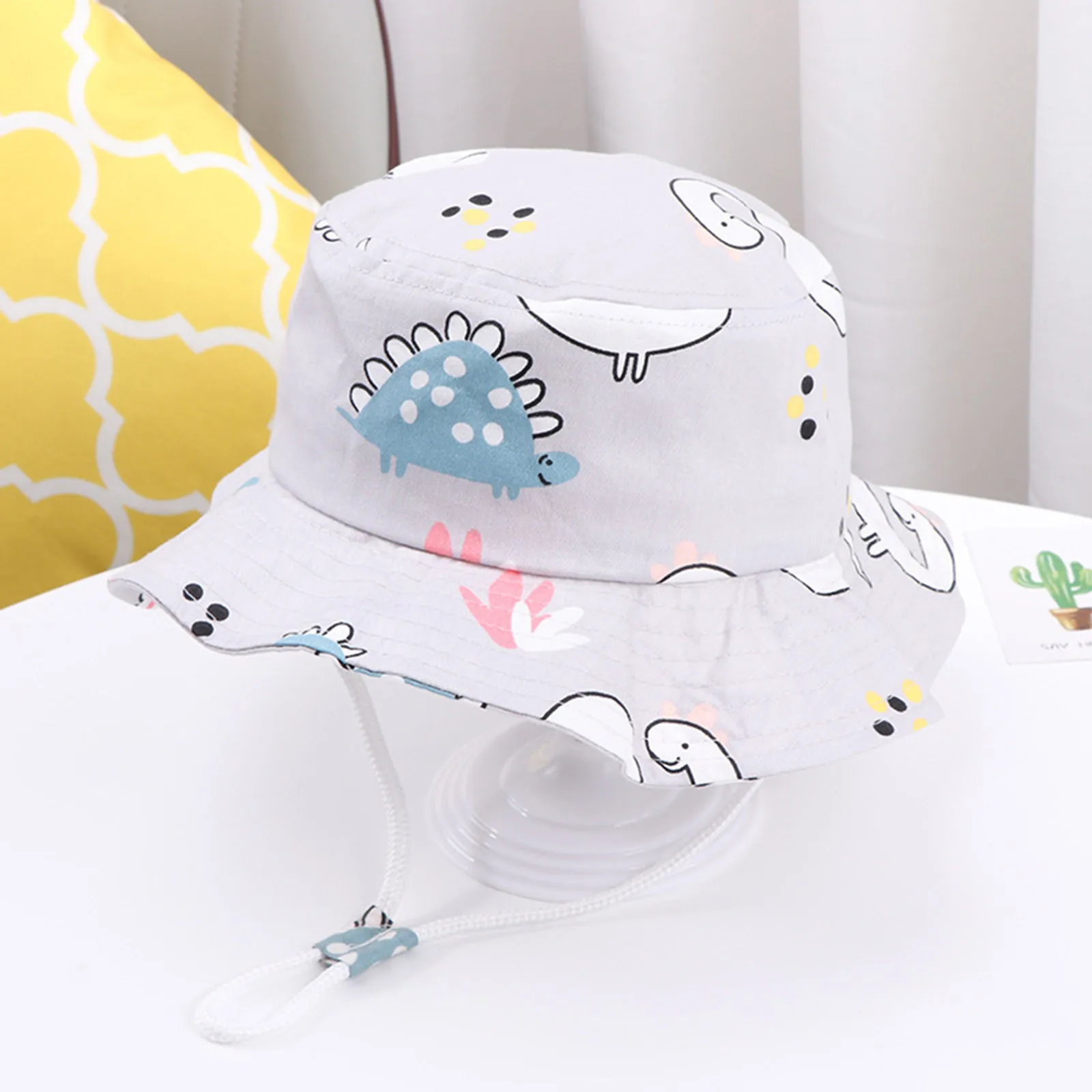 Kids Adjustable Sun Hats with Chin Strap