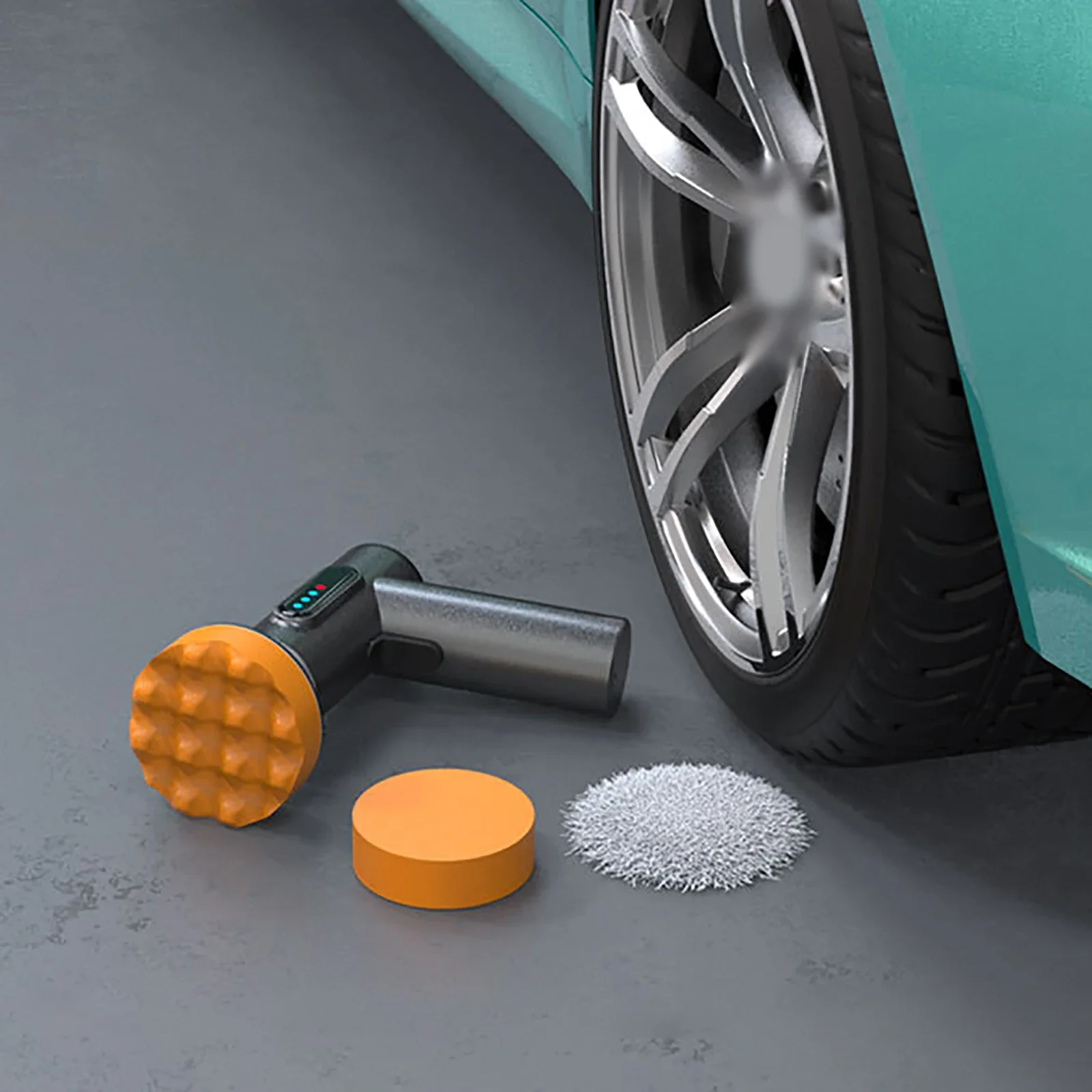Wireless Electric Car Polishing Machine Rechargeable Polisher Glass Car Paint Polishing Waxing Repair Tool