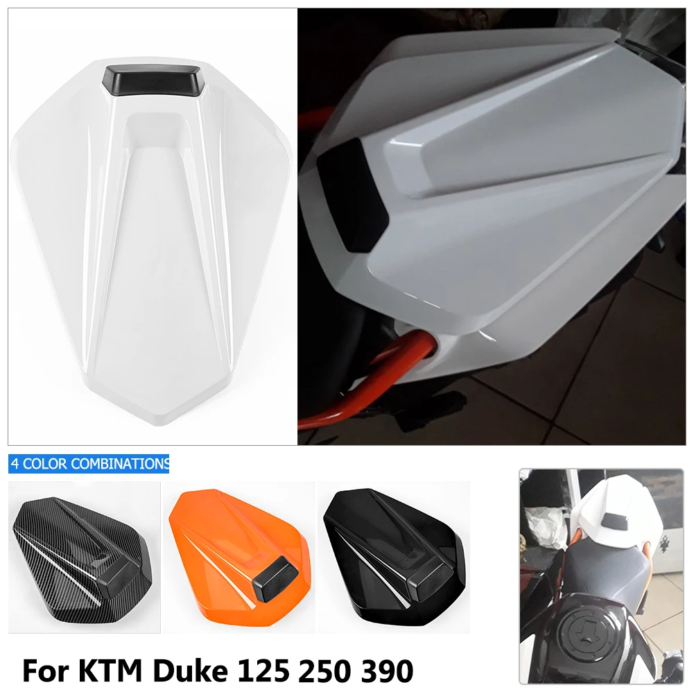 Moto Rear Passenger Pillion Solo Seat Cover Cowl Fairing For Ktm 125