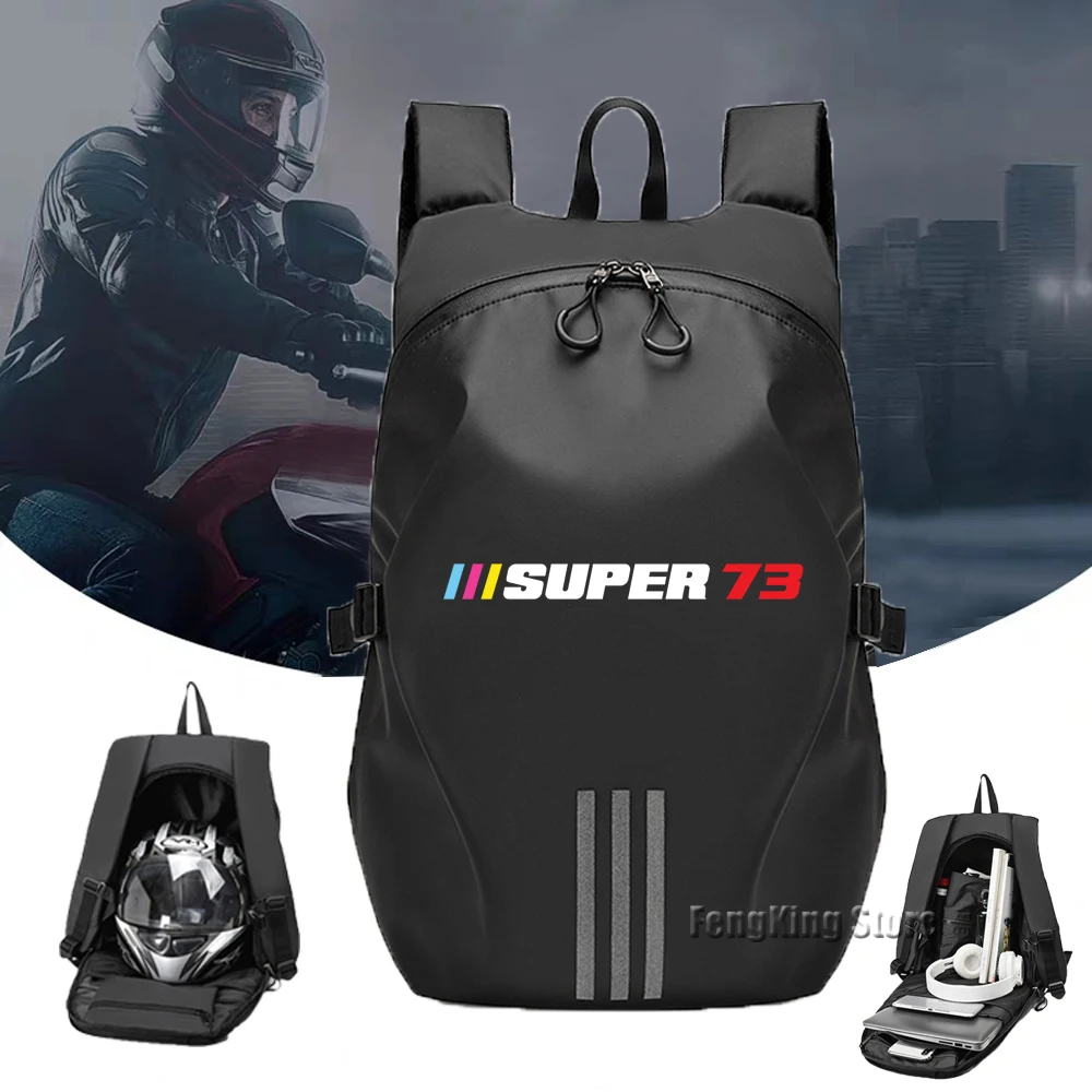 

For Super 73-S1 73-S2 73-Z1 73-ZX 73-RX 73 Knight backpack motorcycle helmet bag travel equipment waterproof and large capacity