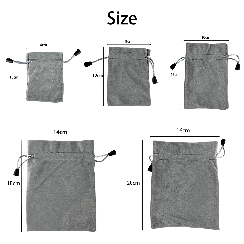 포커, 동전, 쥬얼리, 타로 데크, 선물 포장용 드로스트링 벨벳 포함 사각 주사위 가방, 8X1 0cm, 9x2cm, 10x15cm, 1 개