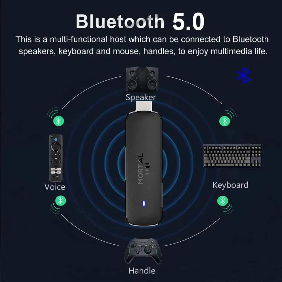 جهاز Mortal Q8 WIFI 6 BT5.0 Google Voice Assistant...