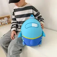 2025 New Cartoon Kindergarten Schoolbag Small Plane Backpack Eggshell Bag Mochila Escolar School Bags Plecak Kids Bag Rugzak Sac 2