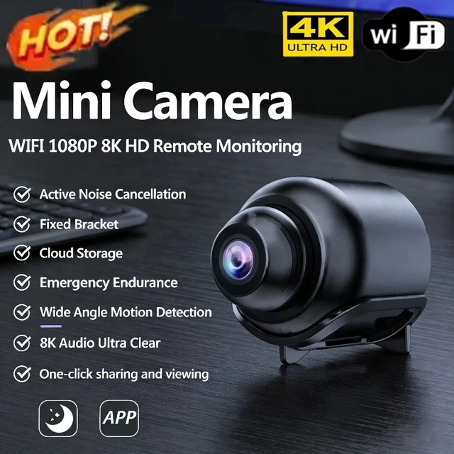 Mini caméra 1080P sans fil, surveillance vidéo, vision nocturne, détection de mouvement, caméscope, moniteur pour la sécurité de la maison intelligente 1