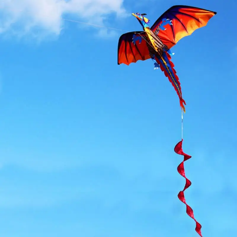 1pc 3D Dinosaur Kite Outdoor Fun Sport Toy Kite Novelty Animal Dragon Kites Children Toy High Quality Big Kite Flying 3