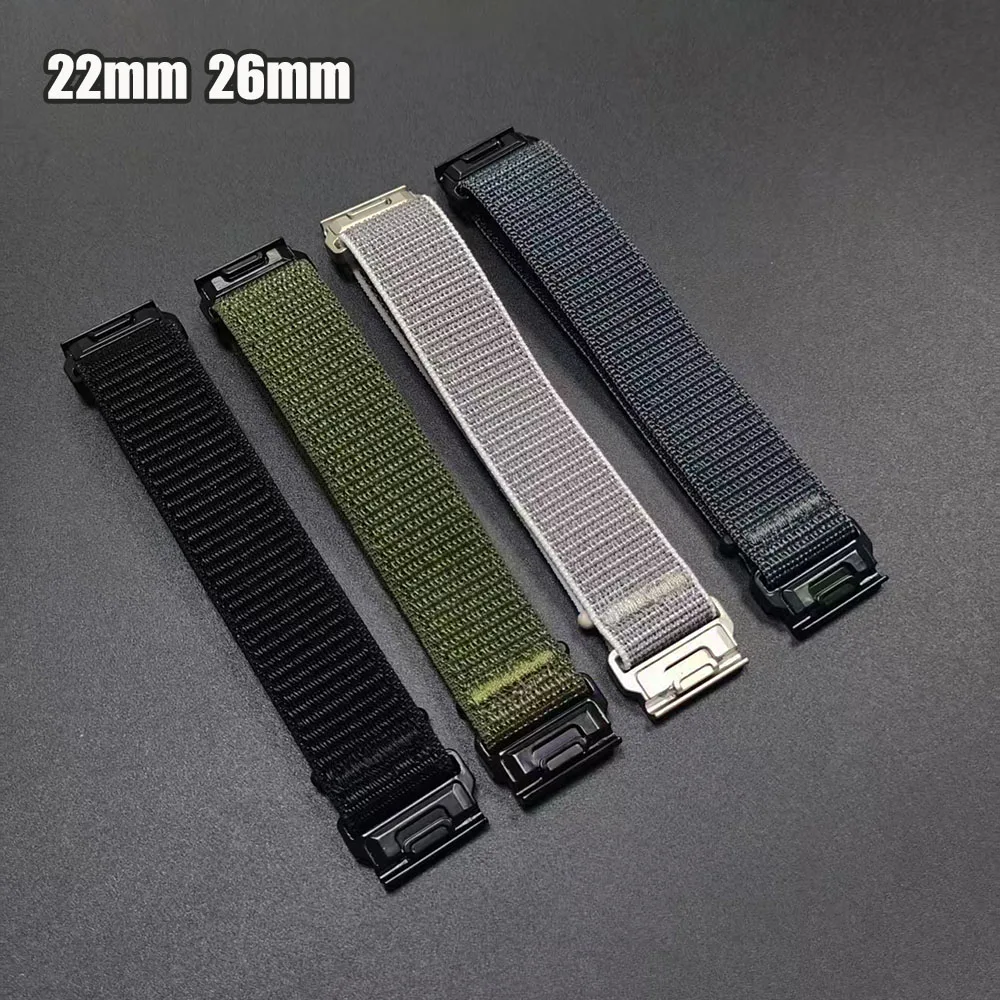 Premium Woven Nylon QuickFit Watch Band - 26mm & 22mm Sizes