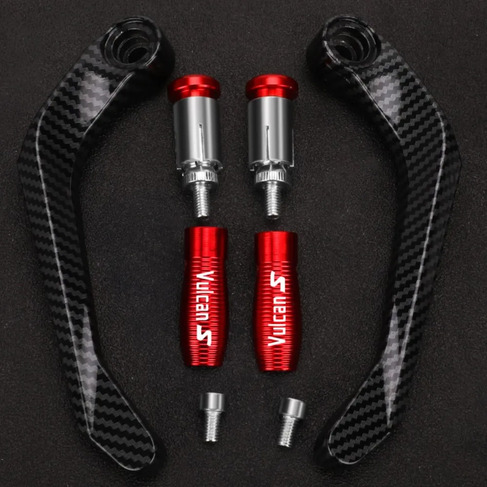 

For KAWASAKI VN 650 VULCAN S VN650 VULCANS 7/8" Motorcycle Handlebar Grips End Handle Brake Clutch Levers Bar Guard Protector