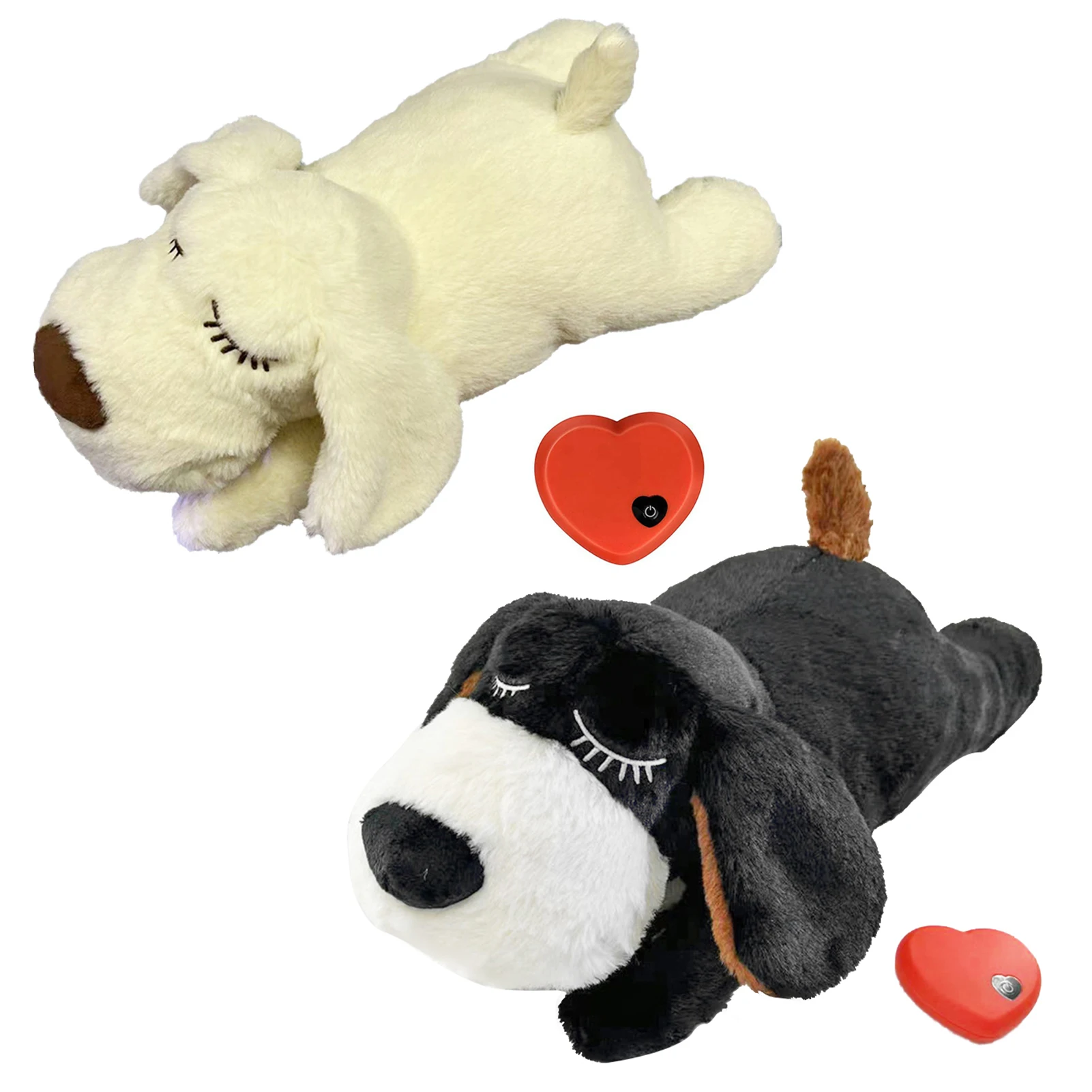 1pc Puppy Heartbeat Toys, Calming Separation Anxiety Relief Toys For Dogs,  Heartbeat Simulator In A Soft Comforting Pillow Pet Plush, Heartbeat Pillow